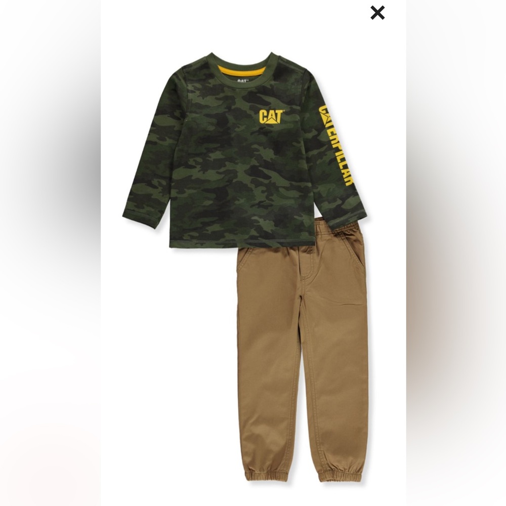Caterpillar CAT Boy’s 2-piece Set NEW